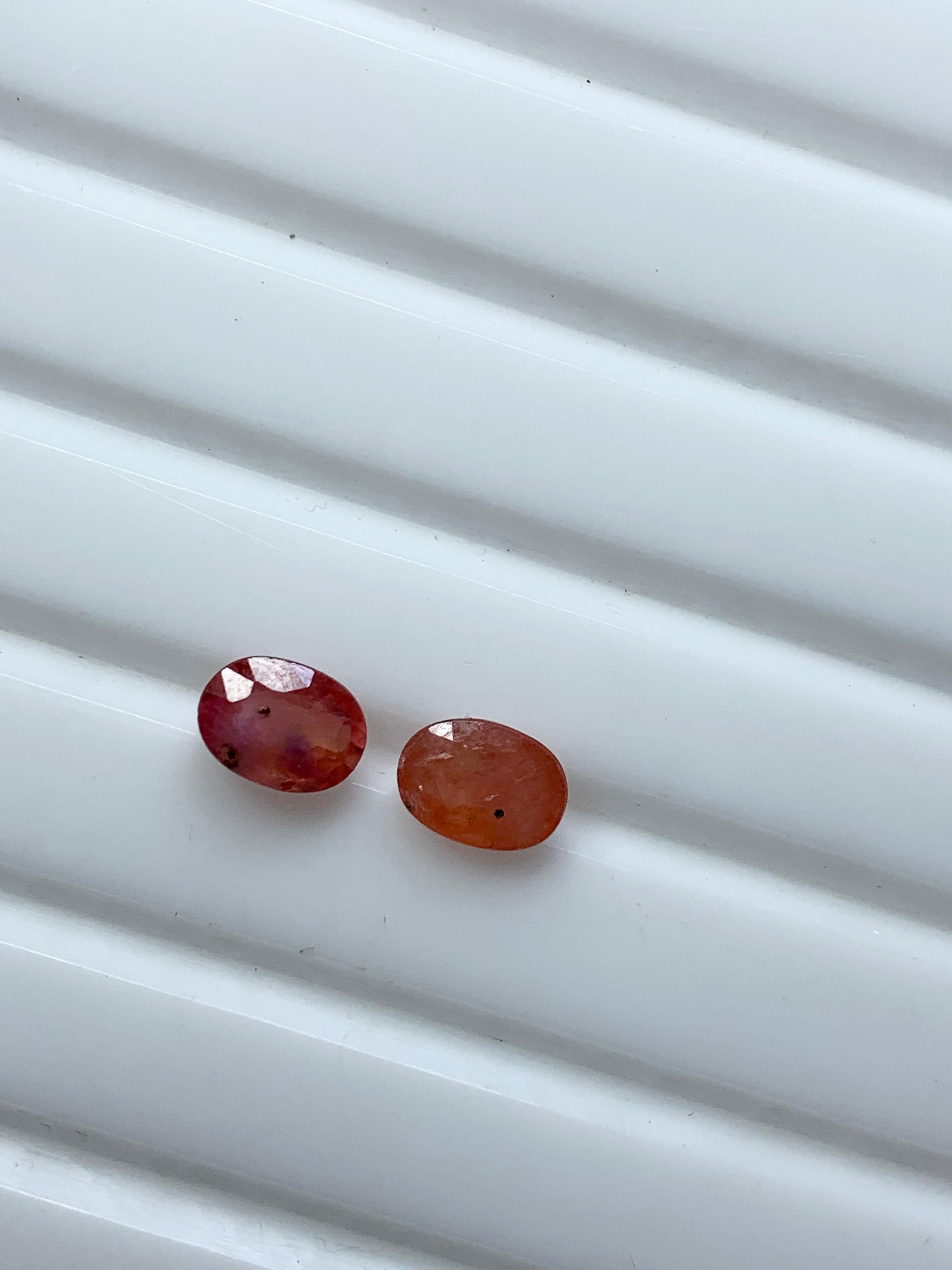 Natural 1.95 orangish red