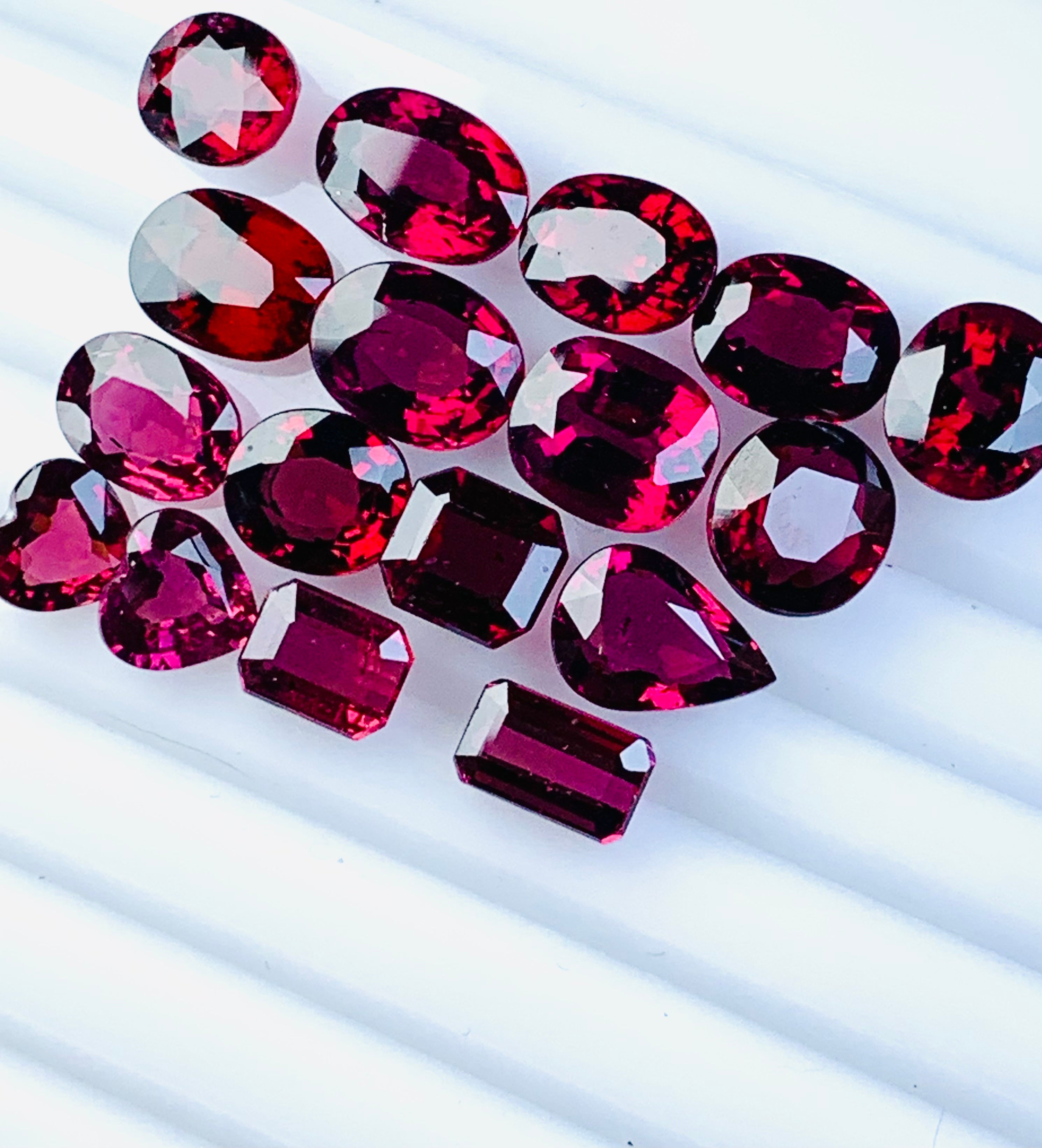 natural rhodolite garnet loose

