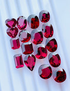 faceted rhodolite garnet stones

