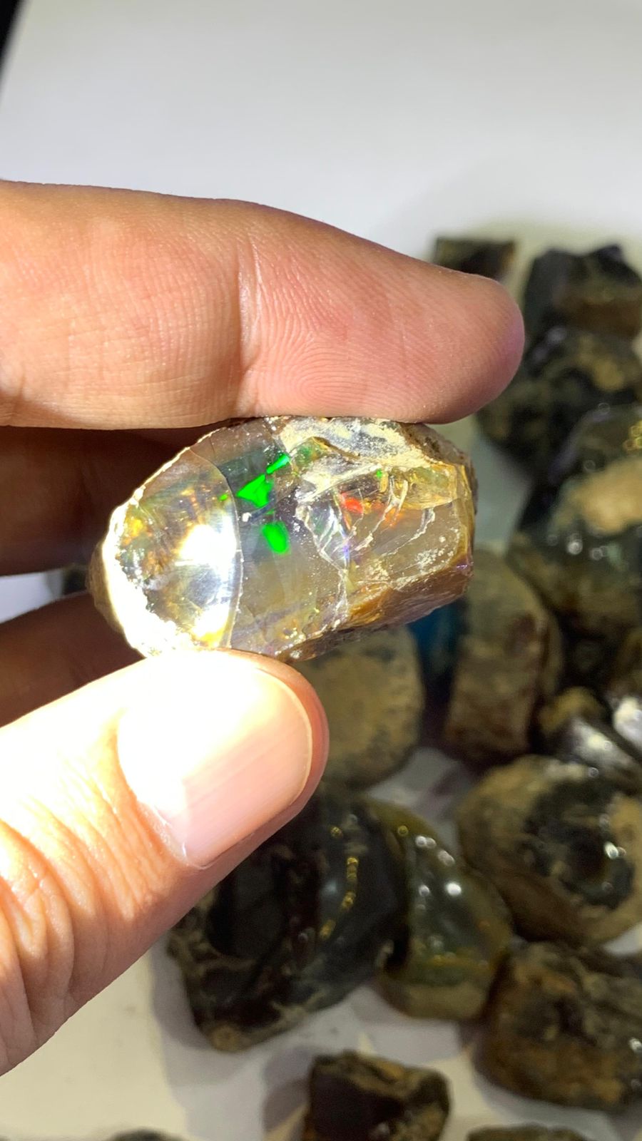 200 Grams Natural Black Ethiopian Opal | Natural Rough Gemstone