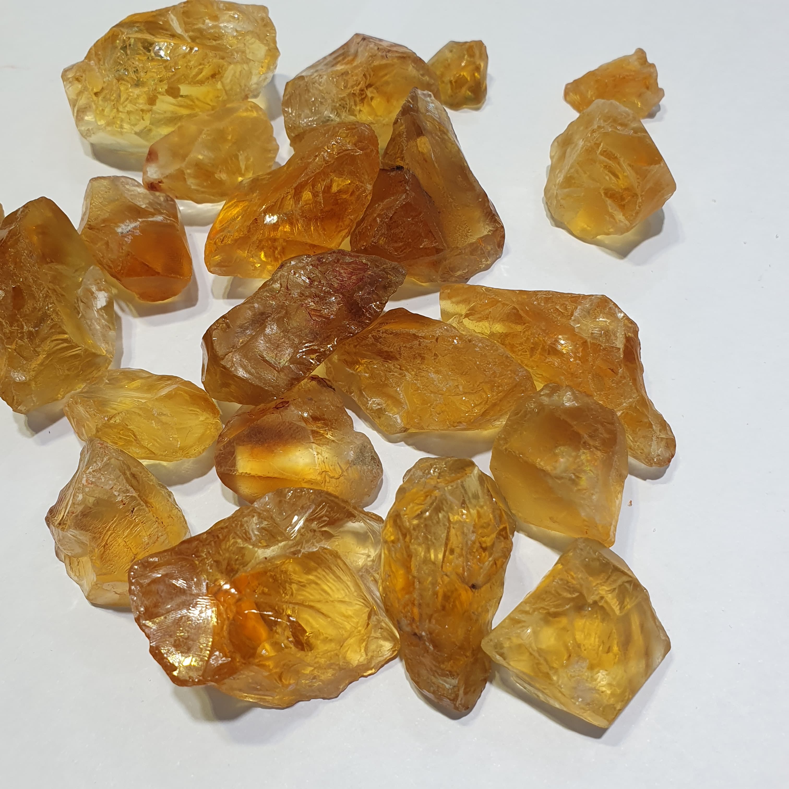 1000 Grams Rough Citrine For Faceting | Raw Wholesale Gem Deal