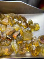 129 Carats Natural Yellow  Rough Sphene | Facet Grade
