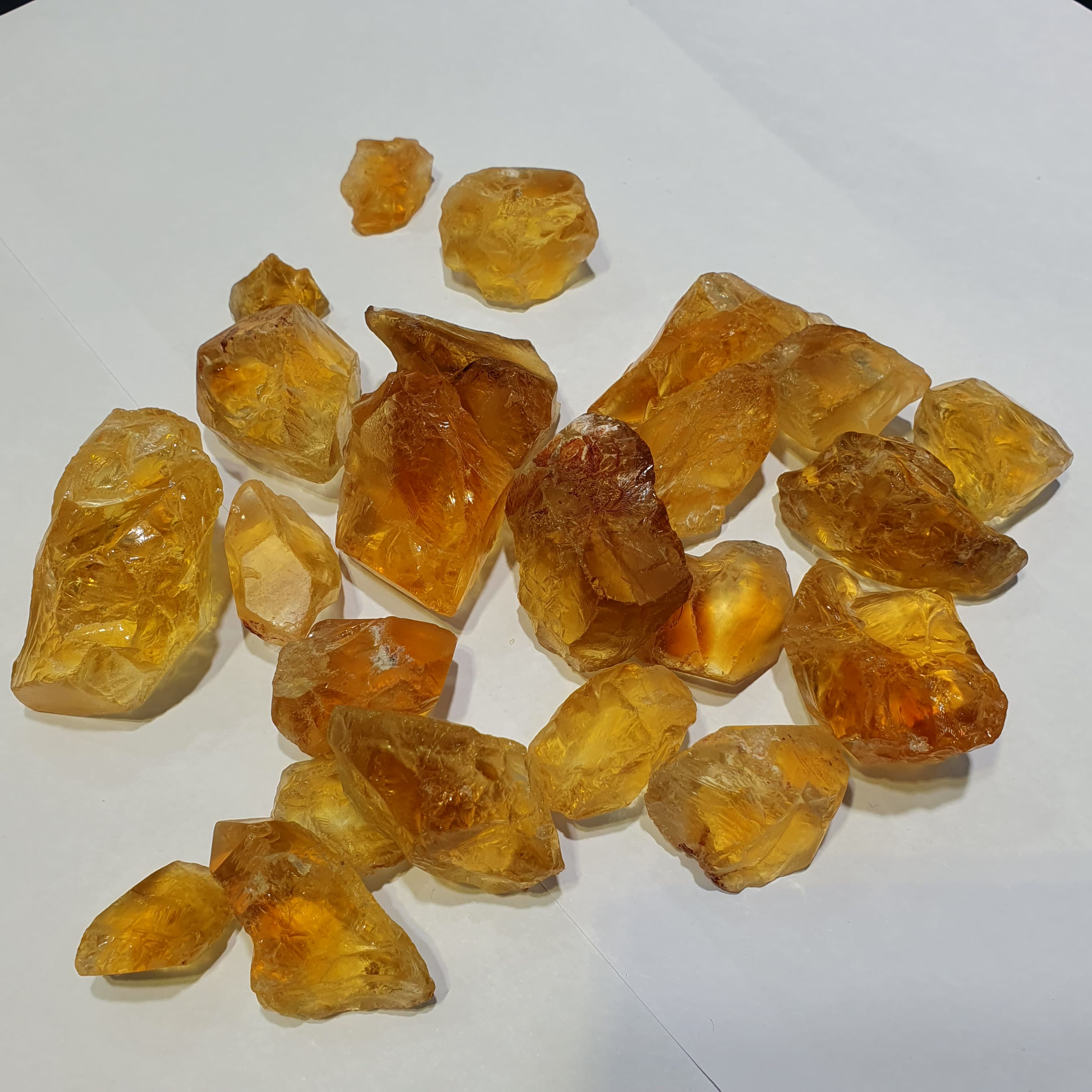 1000 Grams Rough Citrine For Faceting | Raw Wholesale Gem Deal