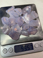 99 Grams Lavender Quartz Rough Gemstone Parcel