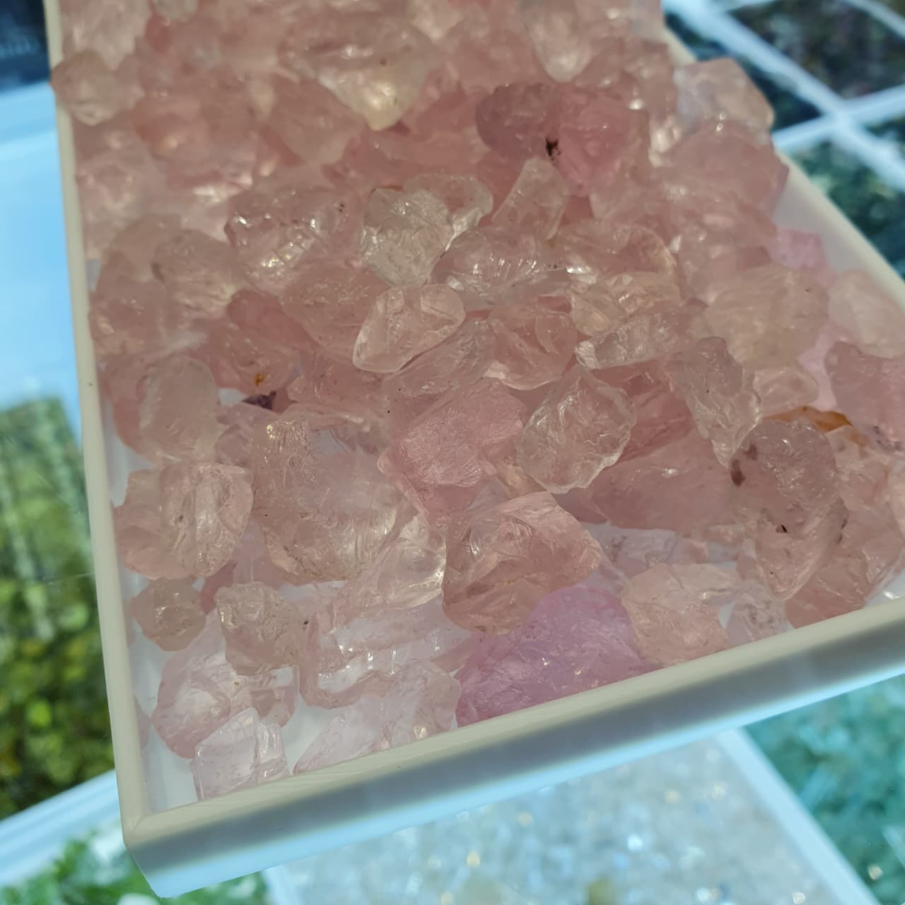 500 Grams Natural rough morganite Facet Quality for Gems Cutter