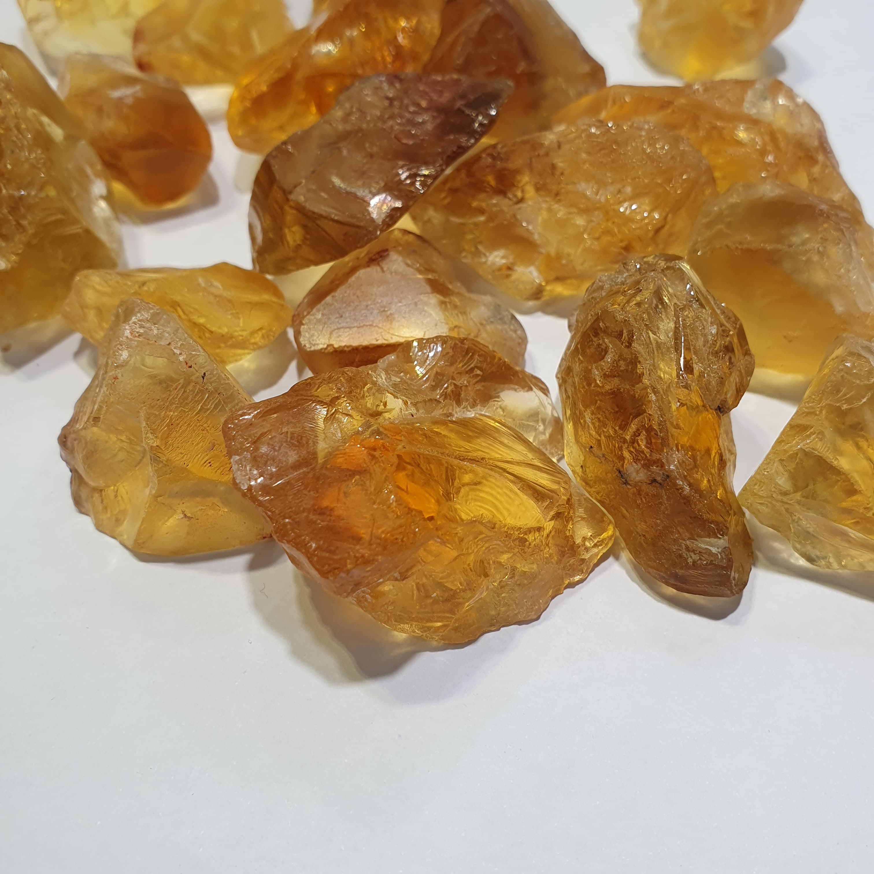 1000 Grams Rough Citrine For Faceting | Raw Wholesale Gem Deal