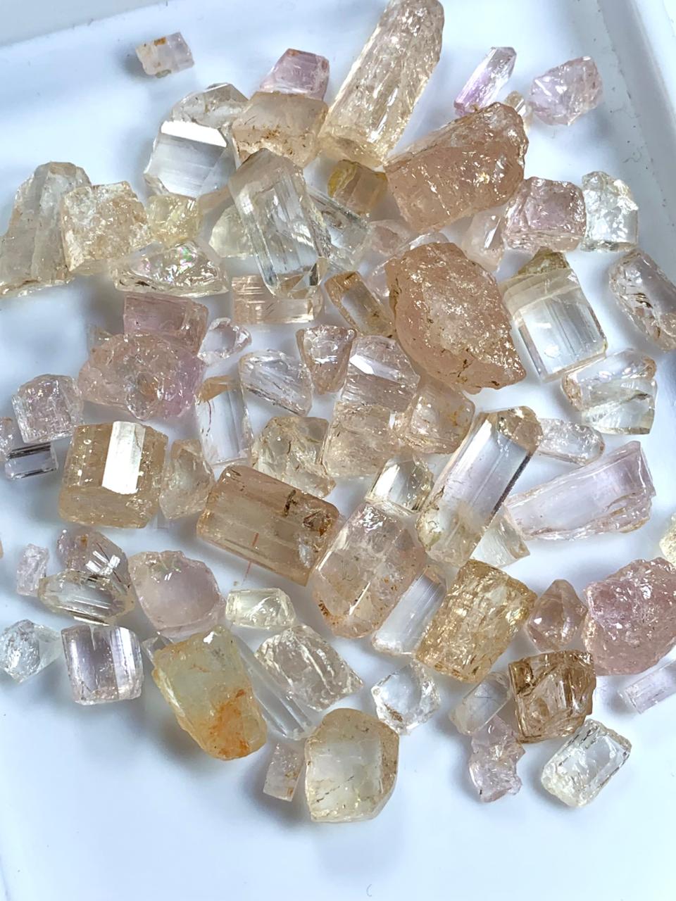 52 Grams Rare Katlang Topaz| Facet Rough Lot