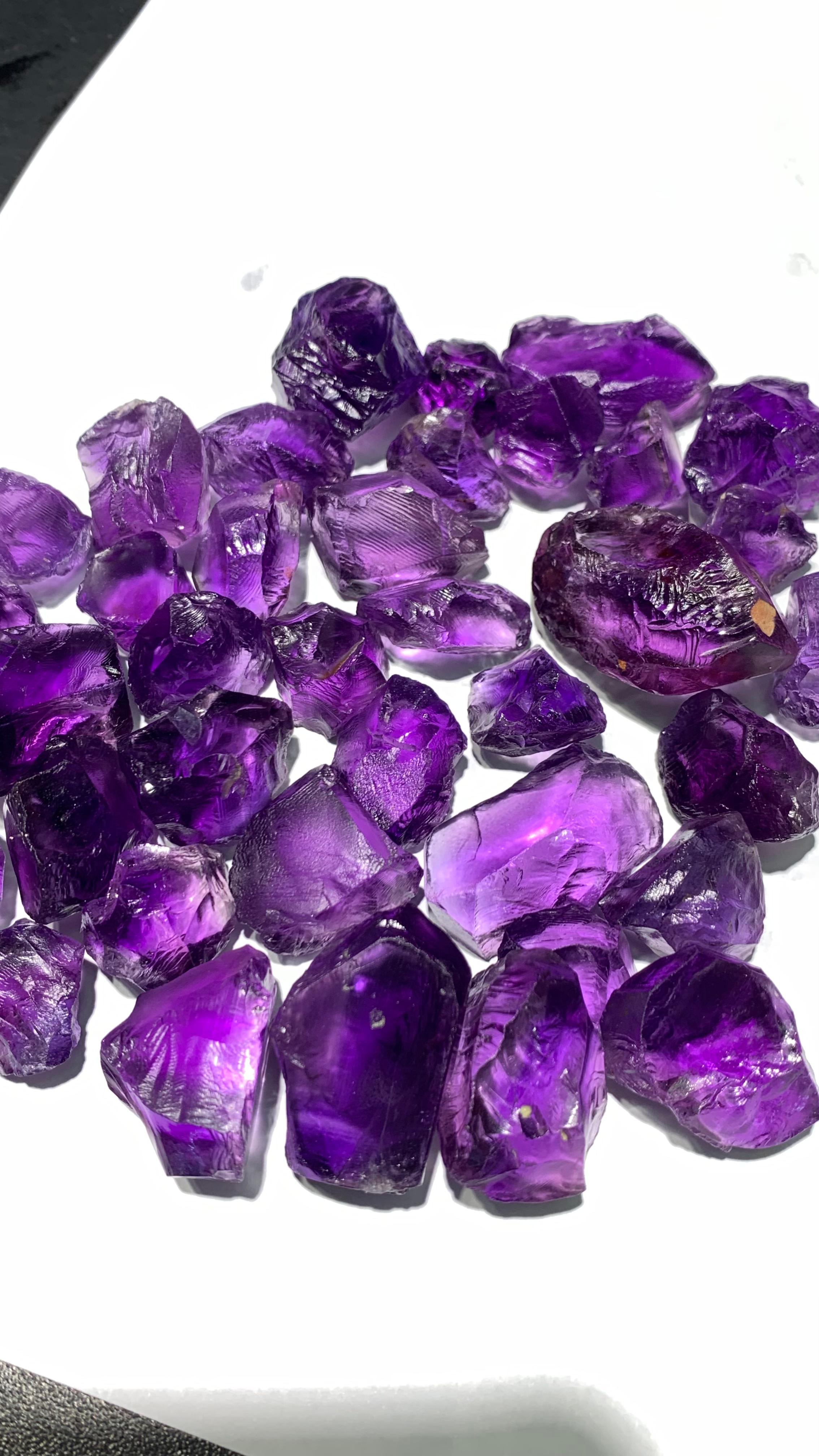 1000 Grams Purple Amethyst |Natural Rough Gemstone For Faceting