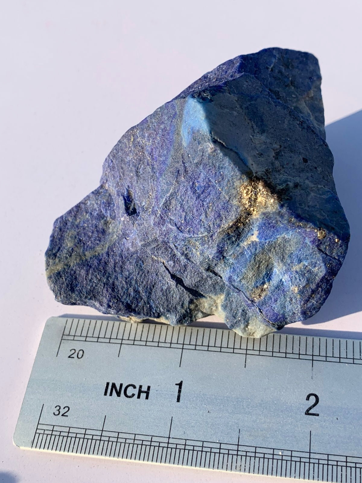 135 Grams Good Quality Lapis Lazuli From Afghanistan With Golden Pyrite