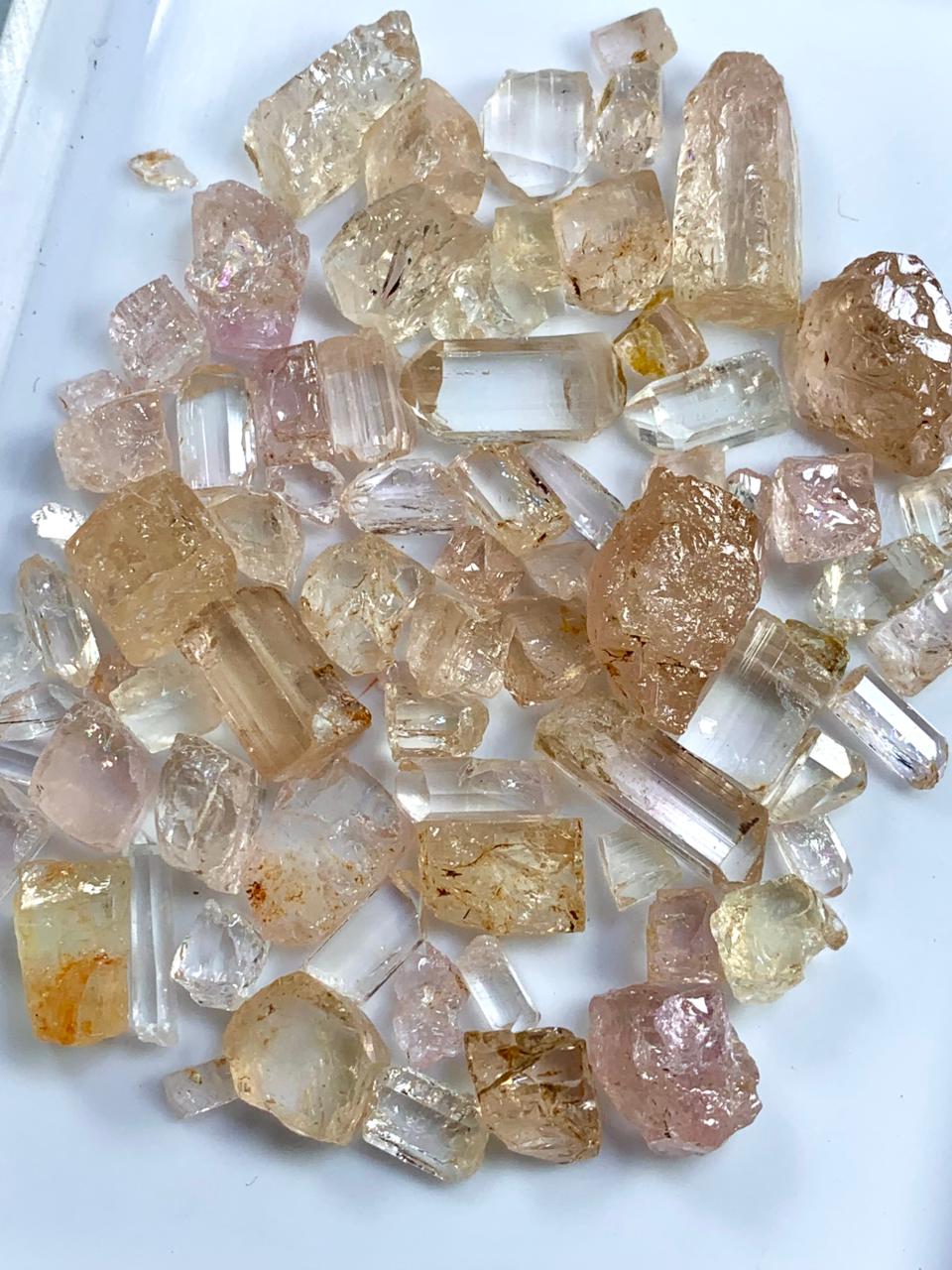 52 Grams Rare Katlang Topaz| Facet Rough Lot