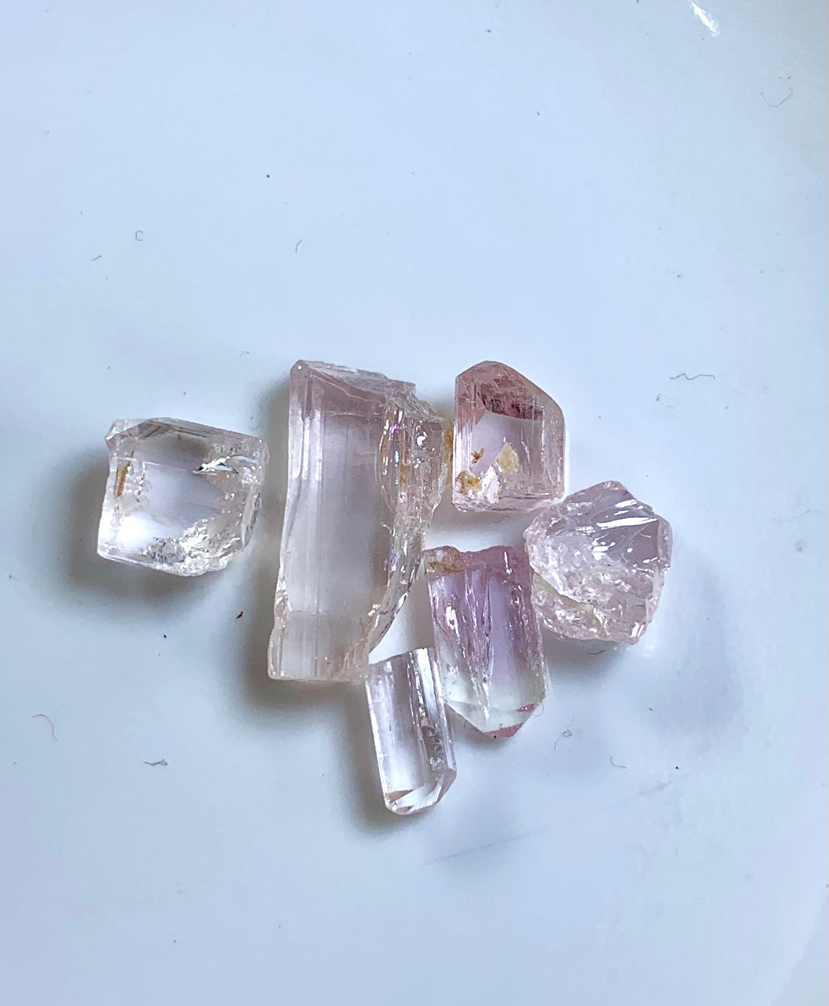 17 Carats Rare Rough Pink Topaz | Raw Gem Deal