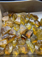 129 Carats Natural Yellow  Rough Sphene | Facet Grade