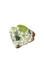 550 Gram Fluorescent Max Specimen Lot With 8 Grams  Peridot Specimen