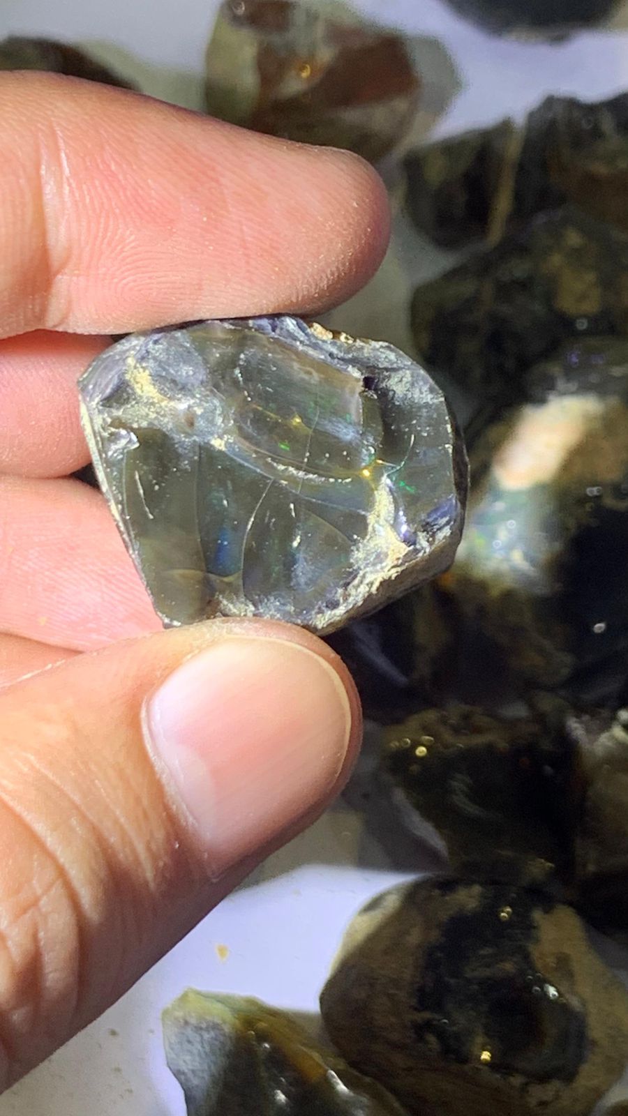 200 Grams Natural Black Ethiopian Opal | Natural Rough Gemstone