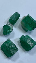32 Carats Natural Rough Emerald And 5.25 Carats Tourmaline Crystal | Small Deal