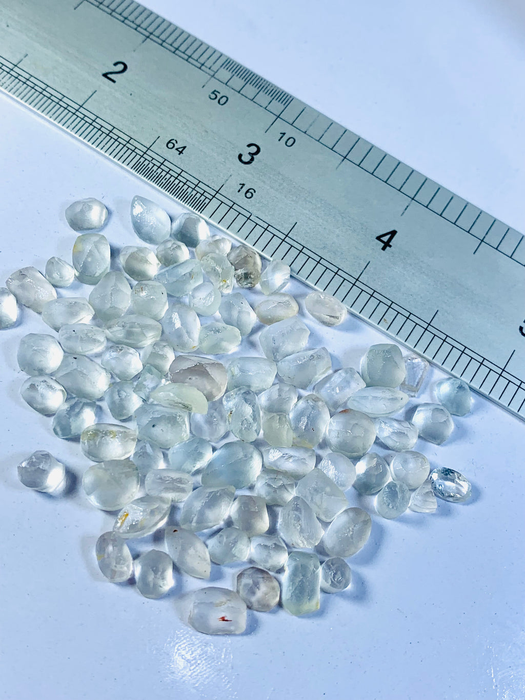 untreated natural rough white topaz

