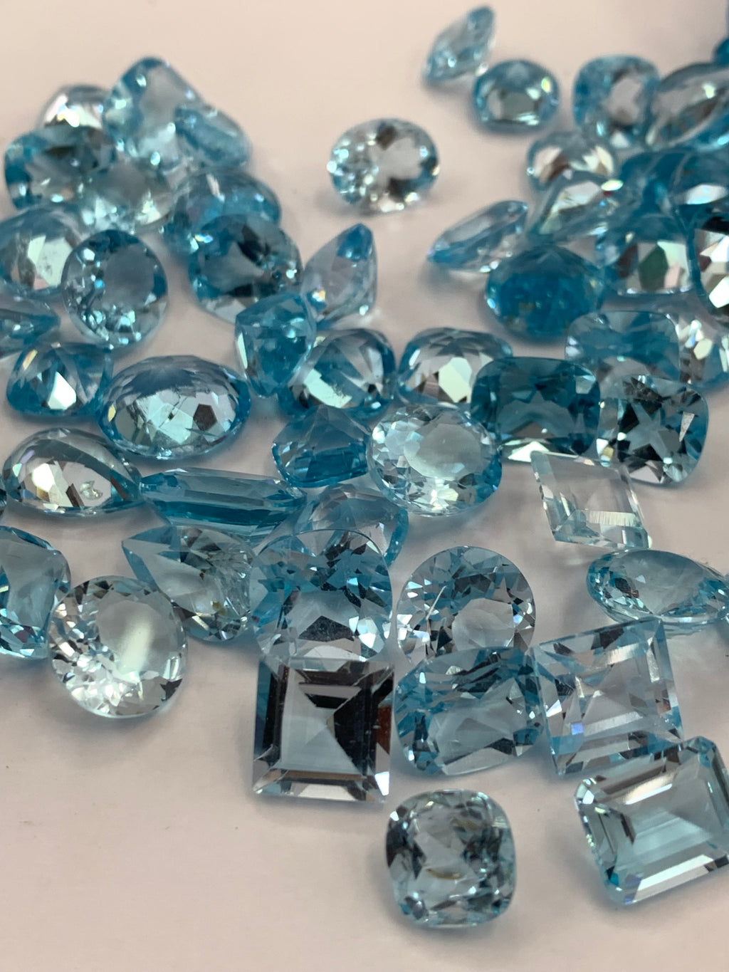 blue topaz studs
