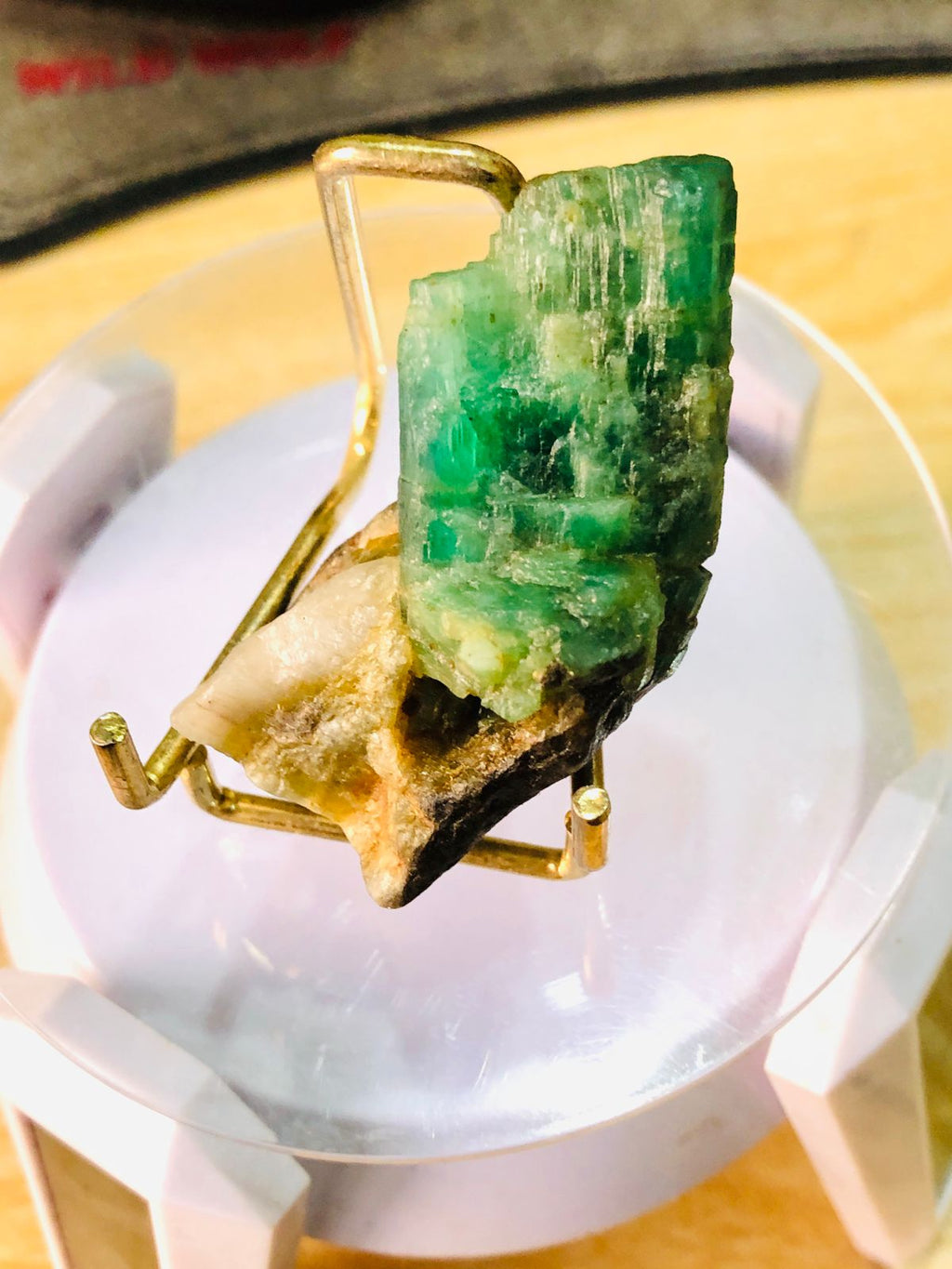 Swat valley 35 grams emerald specimen Pakistan source


