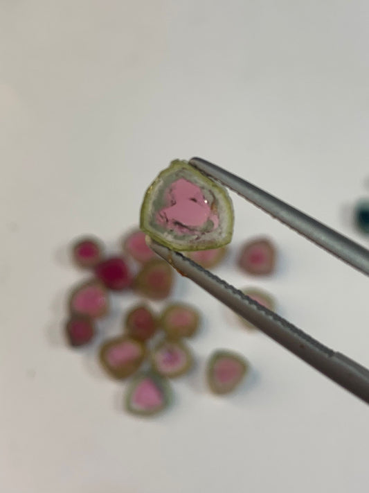 water melon tourmaline crystal