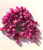 Batakundi rough rubies 115 carats for cabbing

