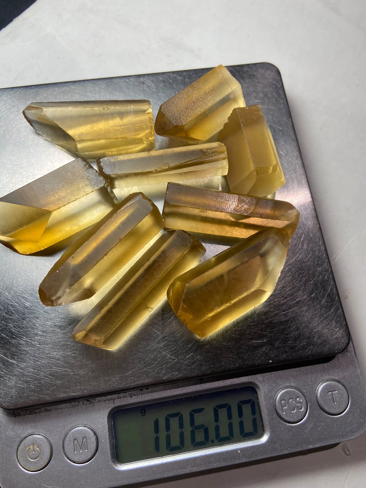 citrine rough stones for custom jewelry